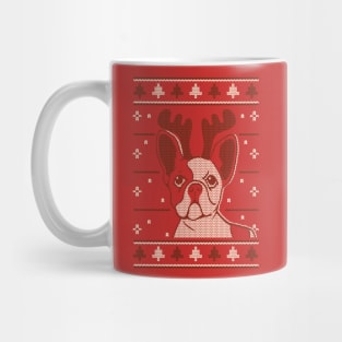 Xmas French bulldog Mug